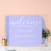 Bienvenue dans le périwinkle personnalisé mariage (Mariage)