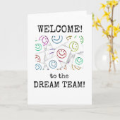 Bienvenue dans l'équipe de rêve, nouvelle carte d' (Fleur jaune)