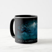 Bienvenue dans mon cauchemar - Mug Forêt au Clair (Devant gauche)