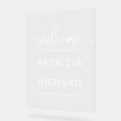 Bienvenue dans notre Affiche de bienvenue Mariage (Angle)