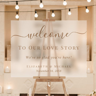 Bienvenue Dans Notre Histoire D'amour Mariage givr