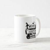 Bienvenue Dans Notre Mug Haunted House Typography (Devant droit)