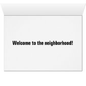 Bienvenue dans plusieurs langues Blanc Personnalis (Intérieur Horizontal (Bas))