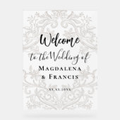 bienvenue de mariage élégant (Recto)