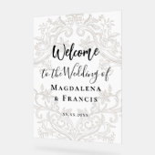 bienvenue de mariage élégant (Angle)