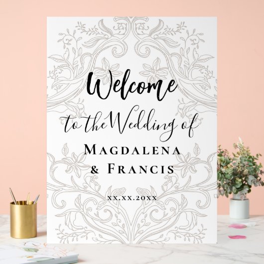 bienvenue de mariage élégant (Mariage)