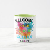 Bienvenue de retour à l'école de Mug - mignonne ca (Centre)