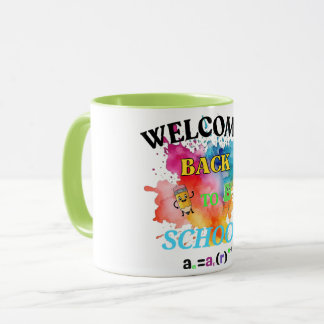Bienvenue de retour à l'école de Mug - mignonne ca