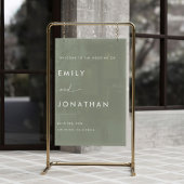Bienvenue du Mariage Sage Green