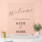 Bienvenue Élégant À Notre Signe Mariage (Mariage)