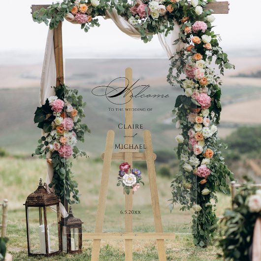 Bienvenue en calligraphie florale