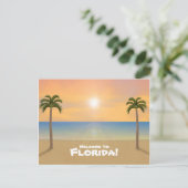 Bienvenue en Floride : Carte postale Plage (Debout devant)