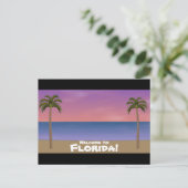 Bienvenue en Floride : Carte postale Plage (Debout devant)