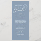 Bienvenue et merci, Place Setting Carte de remerci (Devant)