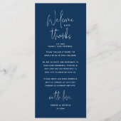 Bienvenue et merci, Place Setting Carte de remerci (Devant)