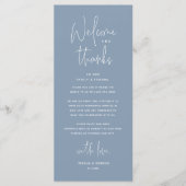 Bienvenue et merci, Place Setting Carte de remerci (Devant)