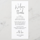 Bienvenue et merci, Place Setting Carte de remerci (Devant)
