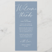 Bienvenue et merci, Place Setting Carte de remerci (Devant)