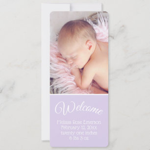 Bienvenue Faire-part bébé