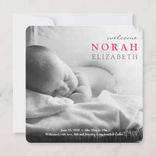 Bienvenue   Faire-part bébé