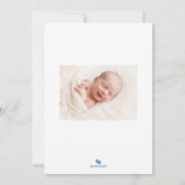 Bienvenue Faire-part de naissance bébé Carte photo (Dos)