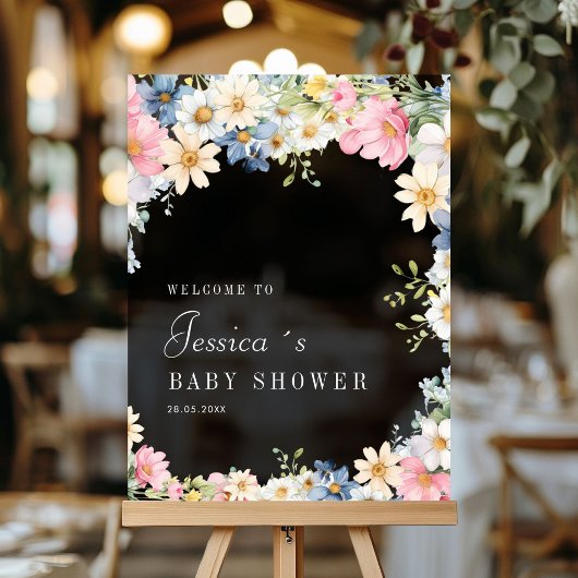 Bienvenue ! Fleur sauvage, Baby shower