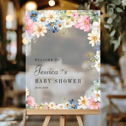Bienvenue ! Fleur sauvage, Baby shower