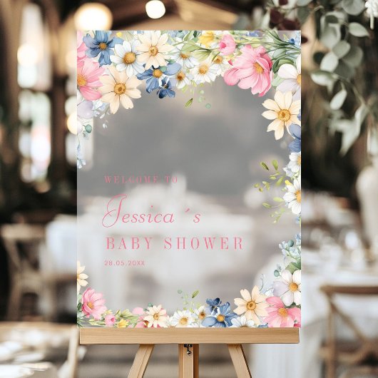 Bienvenue ! Fleur sauvage, Baby shower