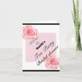 bienvenue invitation à thé (Devant)