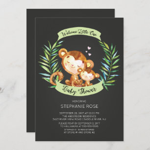 Bienvenue Invitation de Baby shower Little One Mon