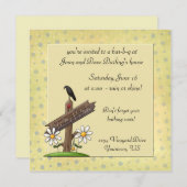 Bienvenue Invitation de la fête des amis (Devant / Derrière)