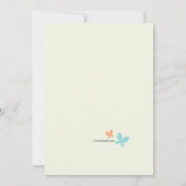 Bienvenue Invitation de printemps (Dos)