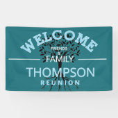 Bienvenue ! Inviter la bannière de réunion familia (Horizontal)