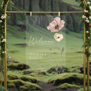 Bienvenue Islandais Aquarelle Islande Fleurs de pa