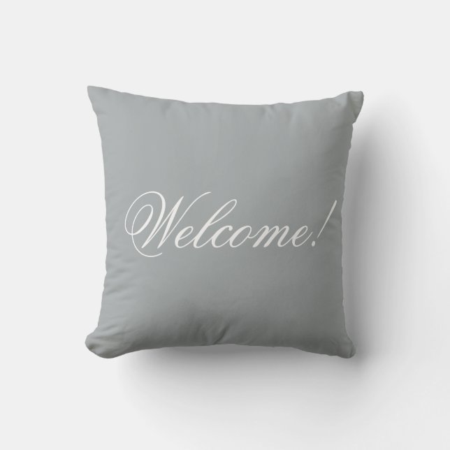 Bienvenue ! Jouer oreiller personnalisé Coussin gr (Recto)