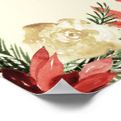 Bienvenue l'Hiver | Affiche de Mariage et de Fête  (Coin)