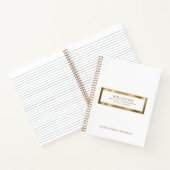 Bienvenue Livre d'or blanc (Intérieur)