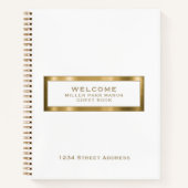 Bienvenue Livre d'or blanc (Devant)