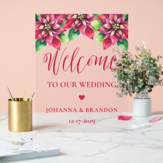 Bienvenue Mariage Rouge de Noël (Mariage)
