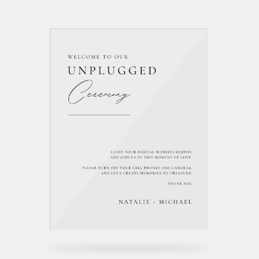 Bienvenue Minimal Au Signe De Cérémonie Mariage No (Recto)