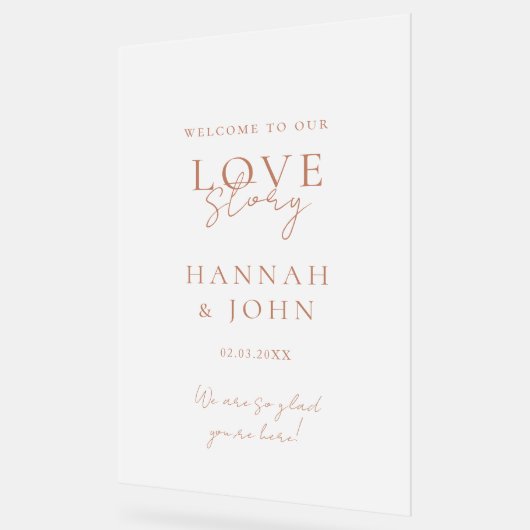 Bienvenue ! Moderne, Calligraphie, Mariage (Angle)