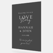 Bienvenue ! Moderne, Calligraphie, Mariage (Angle)