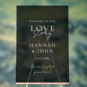 Bienvenue ! Moderne, Calligraphie, Mariage (Neutre)