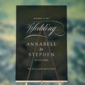 Bienvenue ! Moderne, Calligraphie, Mariage (Neutre)