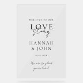 Bienvenue ! Moderne, Calligraphie, Mariage (Recto)