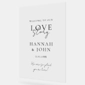 Bienvenue ! Moderne, Calligraphie, Mariage (Angle)