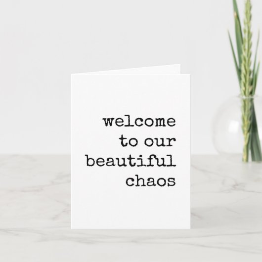 Bienvenue nouvel employé, carte d'équipe (Devant)