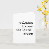 Bienvenue nouvel employé, carte d'équipe (Fleur jaune)