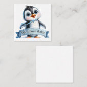 Bienvenue Nouvelle carte bébé (Devant / Derrière)