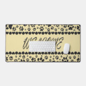 Bienvenue Pâtes de chien noir et blanc Pot Polka s (Clavier et souris)